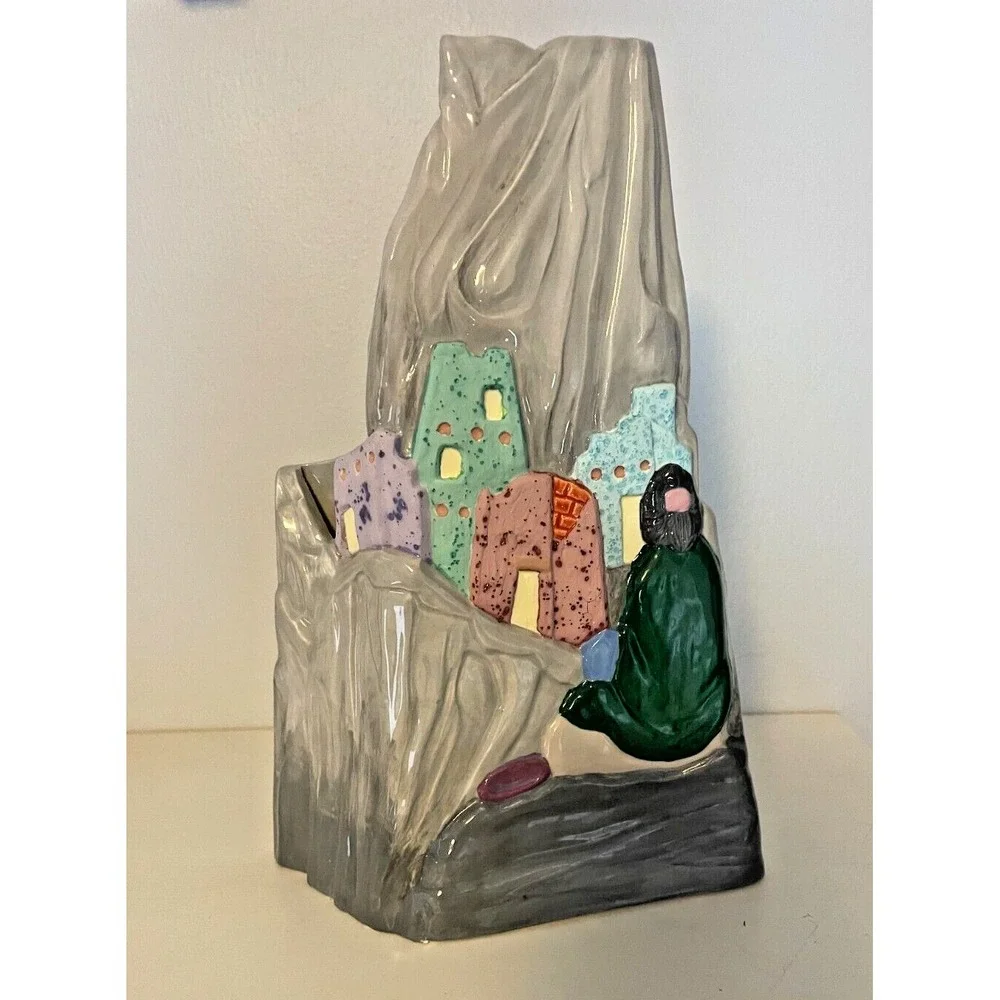 Vintage Native American South Western Ceramic Home Decor with Pocket 9.5 inches - Picture 1 of 9